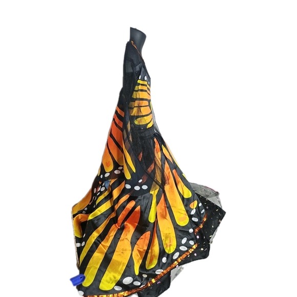 Target‎ Girls MONARCH BUTTERFLY DRESS HALLOWEEN COSTUME GIRLS SIZE Medium 8-10 - Picture 4 of 9